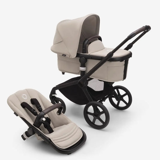 Bugaboo Fox 5 carrycot and seat pushchair Desert Taupe