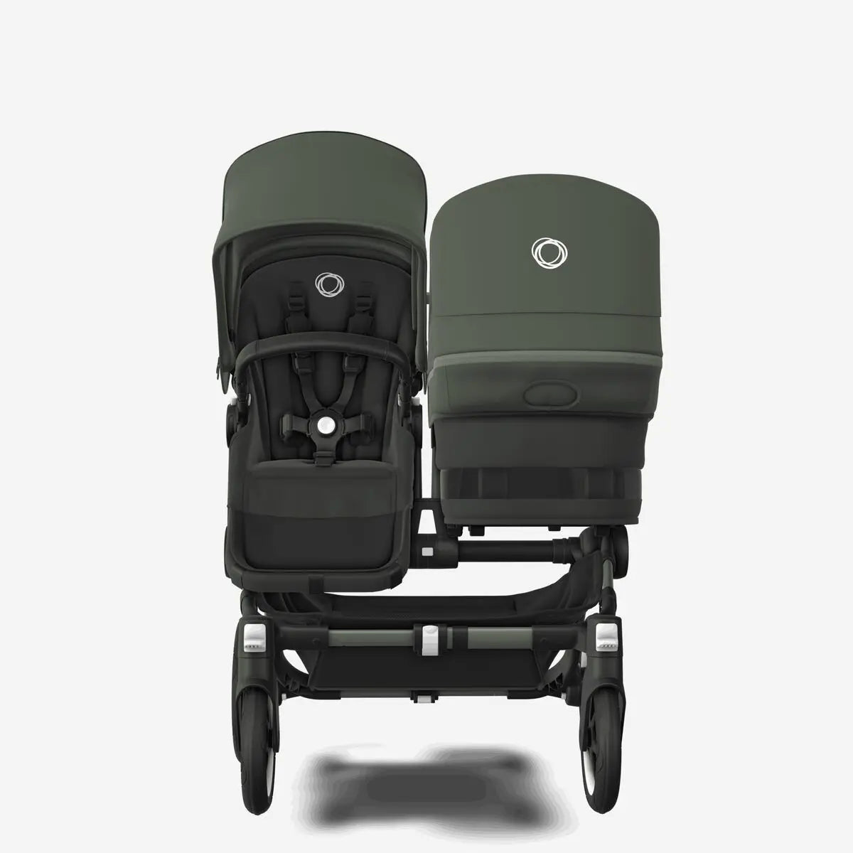 Bugaboo Donkey 5 Duo carrycot and seat pushchair Forest Green