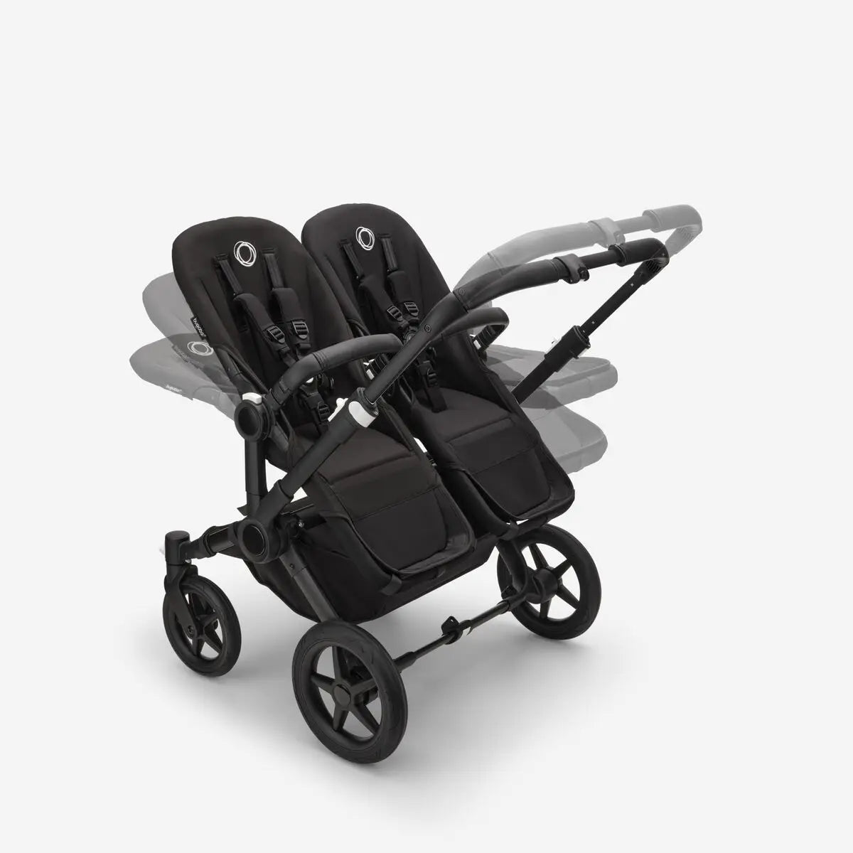 Bugaboo Donkey 5 Duo carrycot and seat pushchair Midnight Black