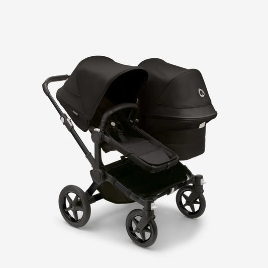 Bugaboo Donkey 5 Duo carrycot and seat pushchair Midnight Black