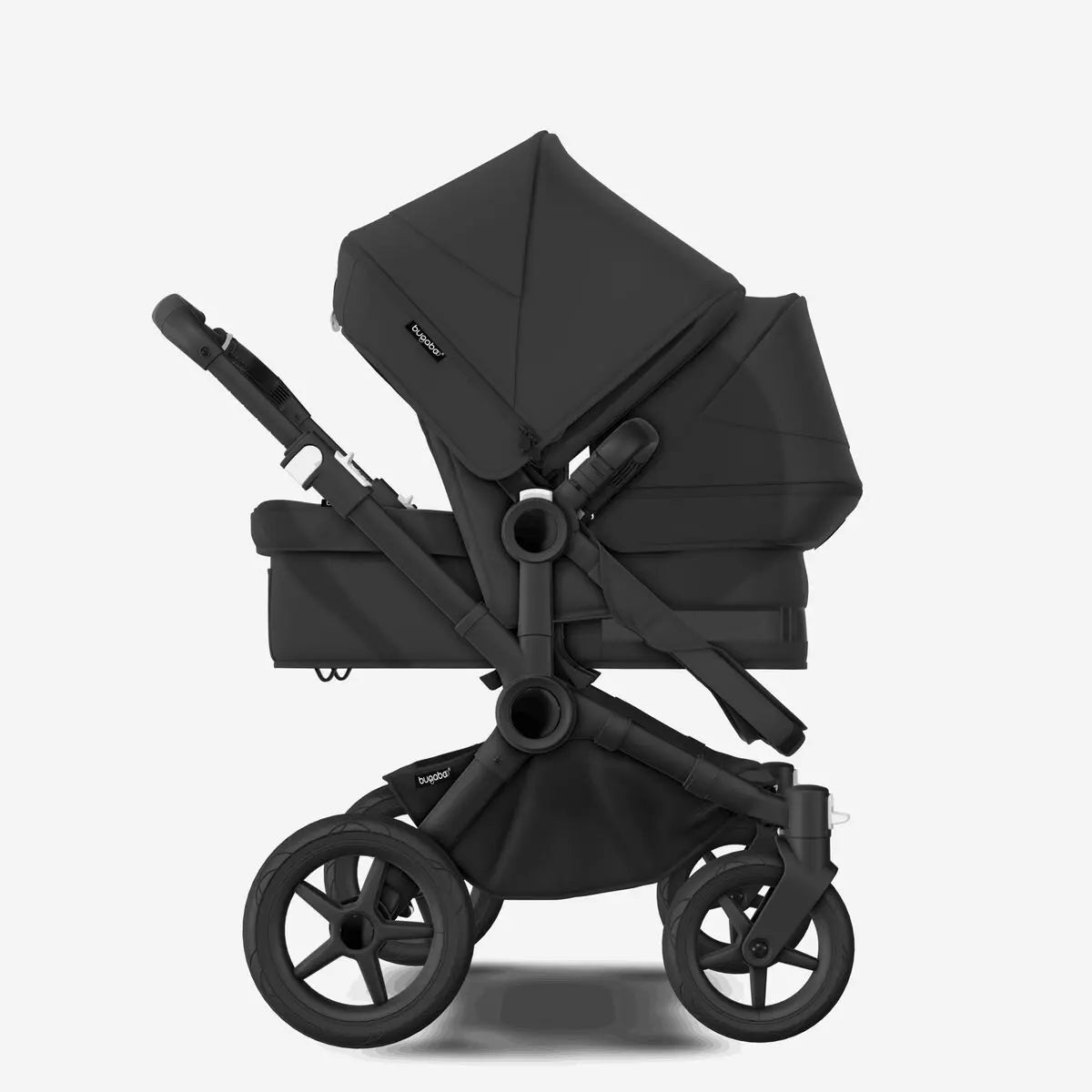 Bugaboo Donkey 5 Duo carrycot and seat pushchair Midnight Black