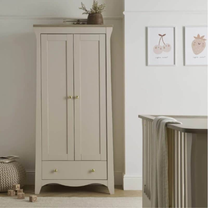 Clara 3 Piece Nursery Furniture Set - Cashmere & Ash *Pre order August delivery