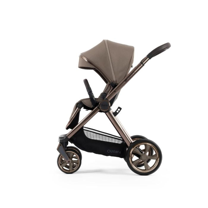 BabyStyle Oyster4 Pushchair Essential 5 Piece Bundle with Capsule Car Seat and Base - Mink