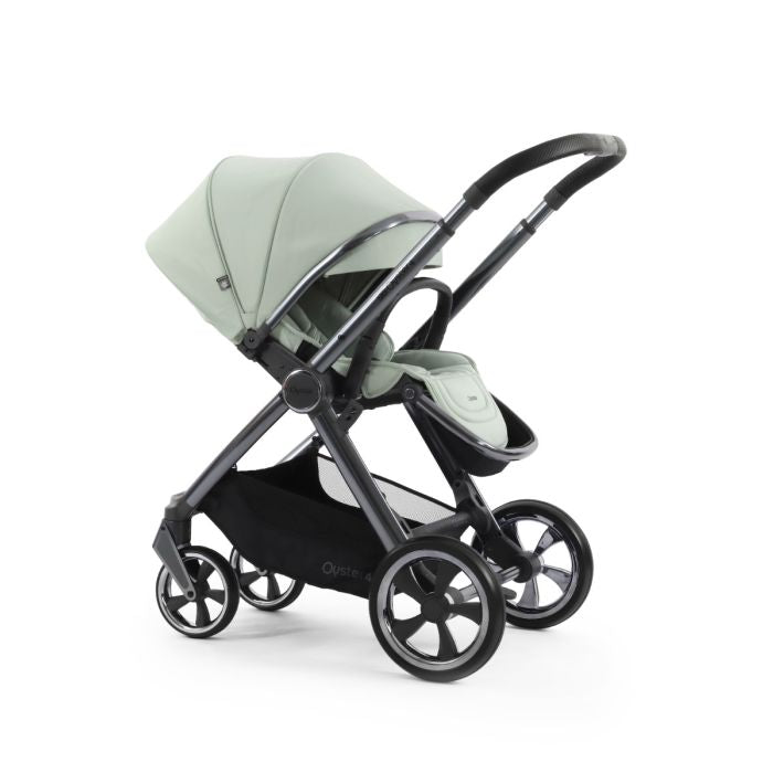 BabyStyle Oyster4 Pushchair Essential 5 Piece Bundle with Capsule Car Seat and Base - Spearmint