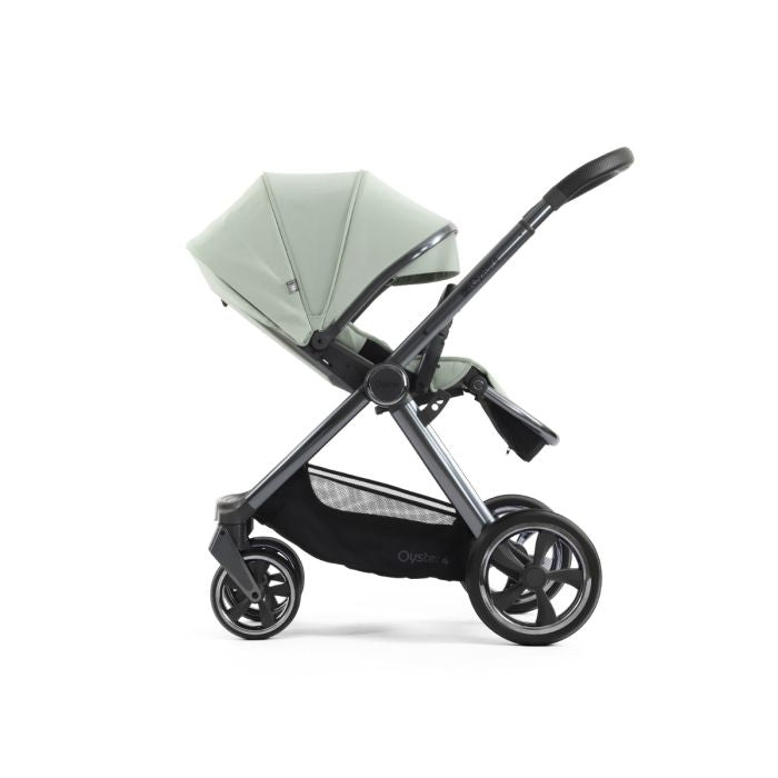 BabyStyle Oyster4 Pushchair Essential 5 Piece Bundle with Capsule Car Seat and Base - Spearmint
