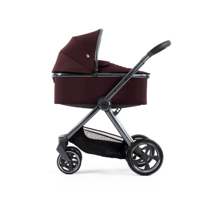 BabyStyle Oyster4 Pushchair Essential 5 Piece Bundle with Capsule Car Seat and Base - Mulberry