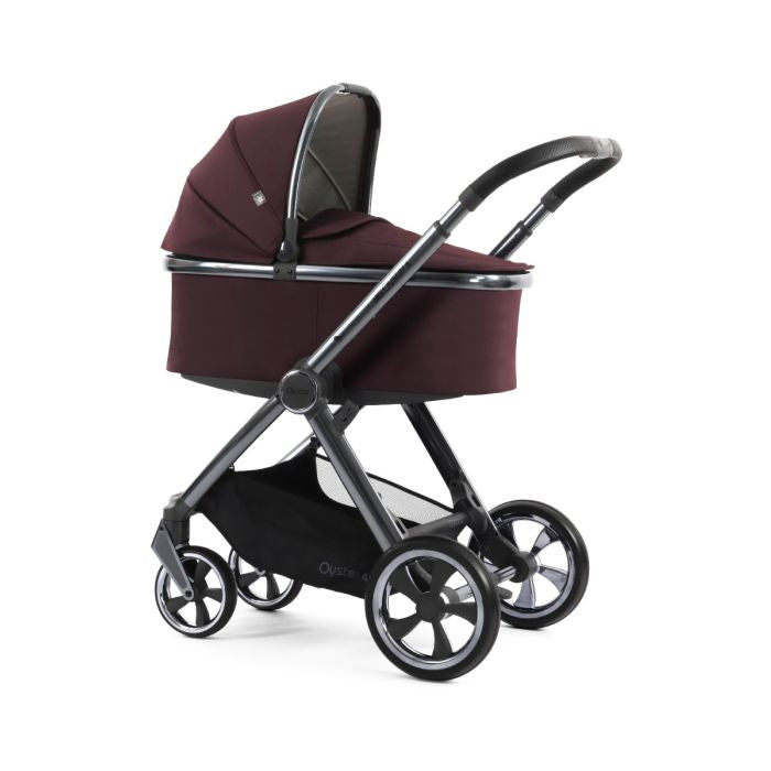 BabyStyle Oyster4 Pushchair Essential 5 Piece Bundle with Capsule Car Seat and Base - Mulberry