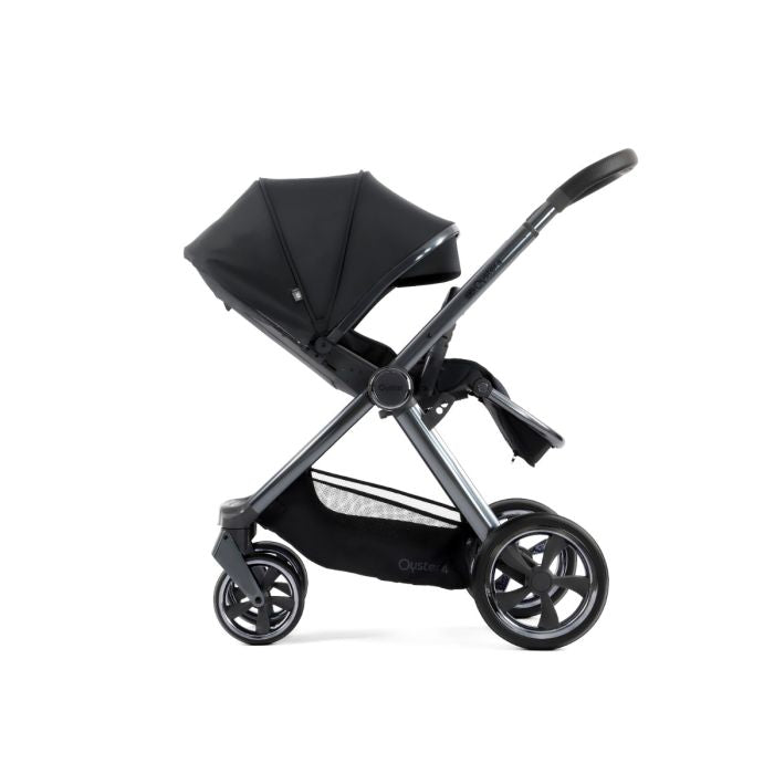BabyStyle Oyster4 Pushchair Essential 5 Piece Bundle with Capsule Car Seat and Base - Carbonite