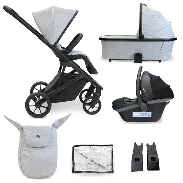 My Babiie MB500 Travel System - Moon Grey