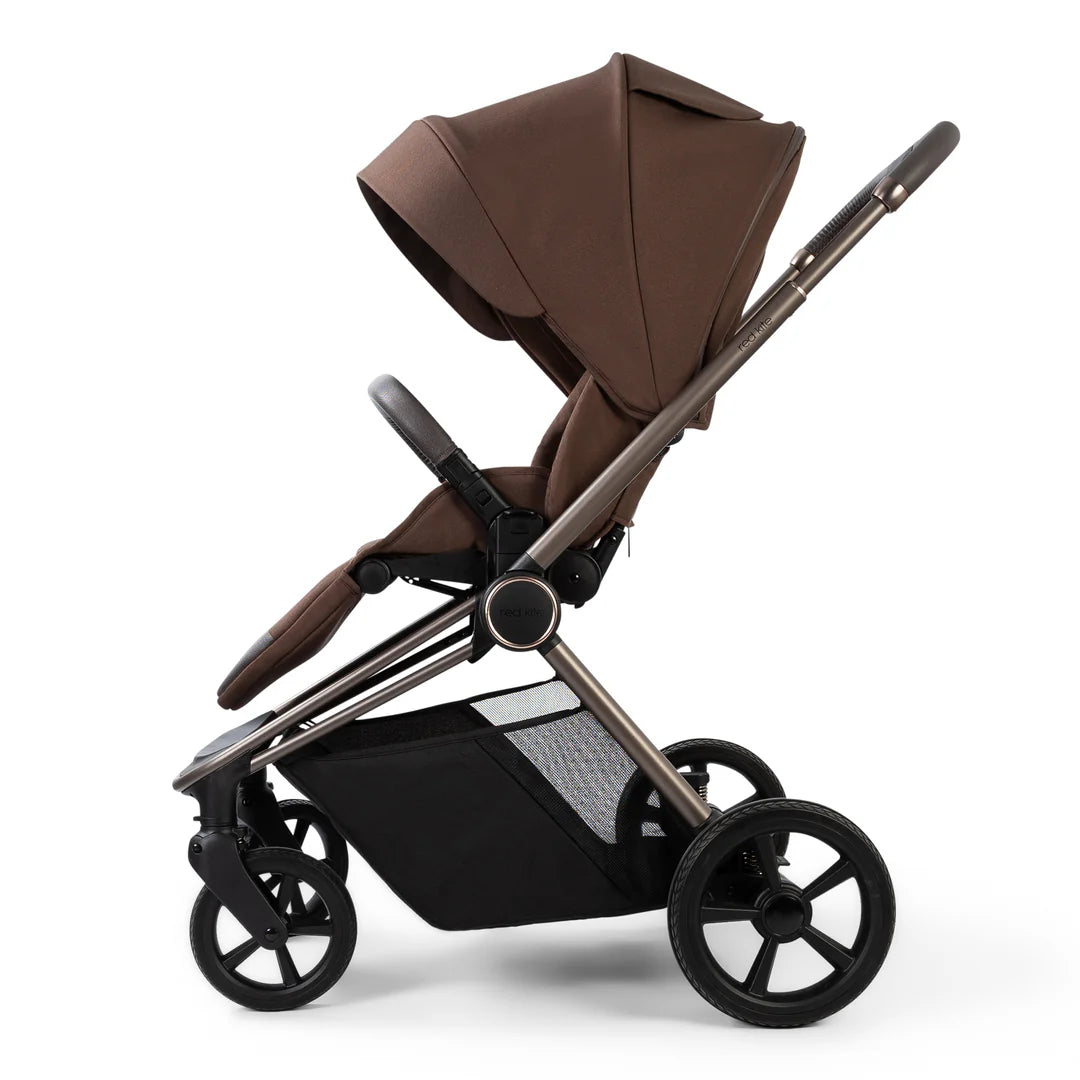 Redkite Push Me Cruise Complete Essential Bundle Inc Spin Base - Chestnut Pre Order May Delivery