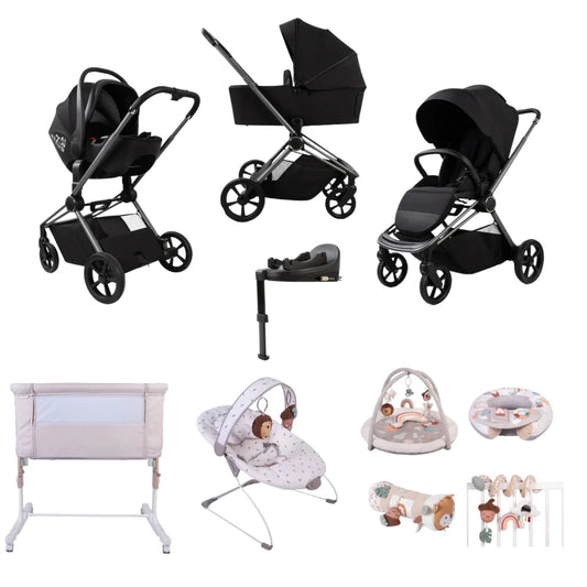 Redkite Push Me Cruise Complete Essential Bundle Inc Spin Base - Onyx Pre Order May Delivery
