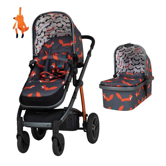 Cosatto Wow 2 Pram and Pushchair Charcoal Mister Fox