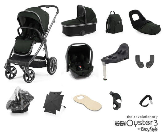 Babystyle Oyster 3 Ultimate 12-Piece Bundle - Black Olive *Check availability before ordering