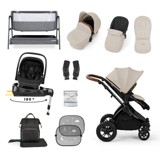 STOMP LUXE NIMBUS 180° SPIN I-SIZE TRAVEL SYSTEM & HOME 14 PIECE BUNDLE