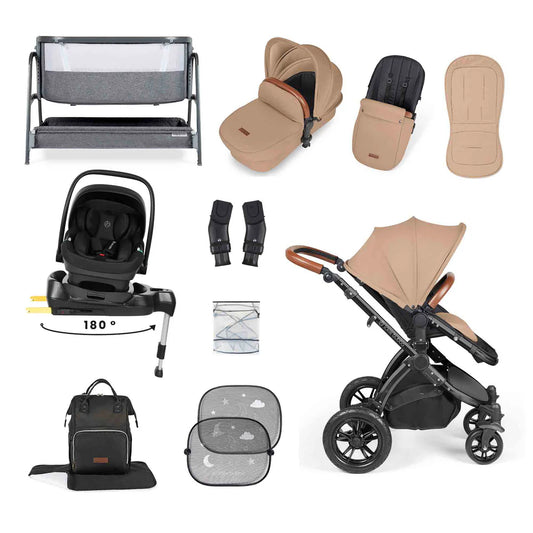 (Copy) STOMP LUXE NIMBUS 180° SPIN I-SIZE TRAVEL SYSTEM & HOME 14 PIECE BUNDLE