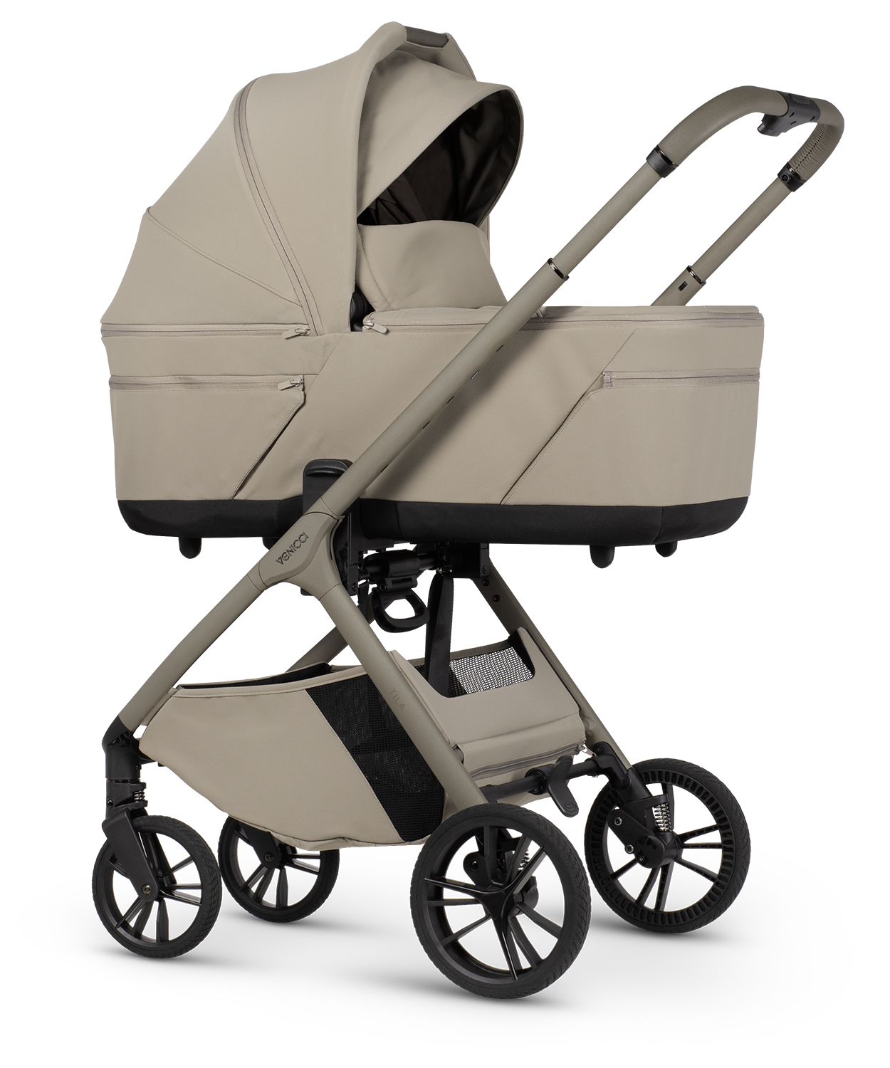 Venicci Tila Pram Comfort  Bundle Latte Biege Tiago *Pre Order End Of May
