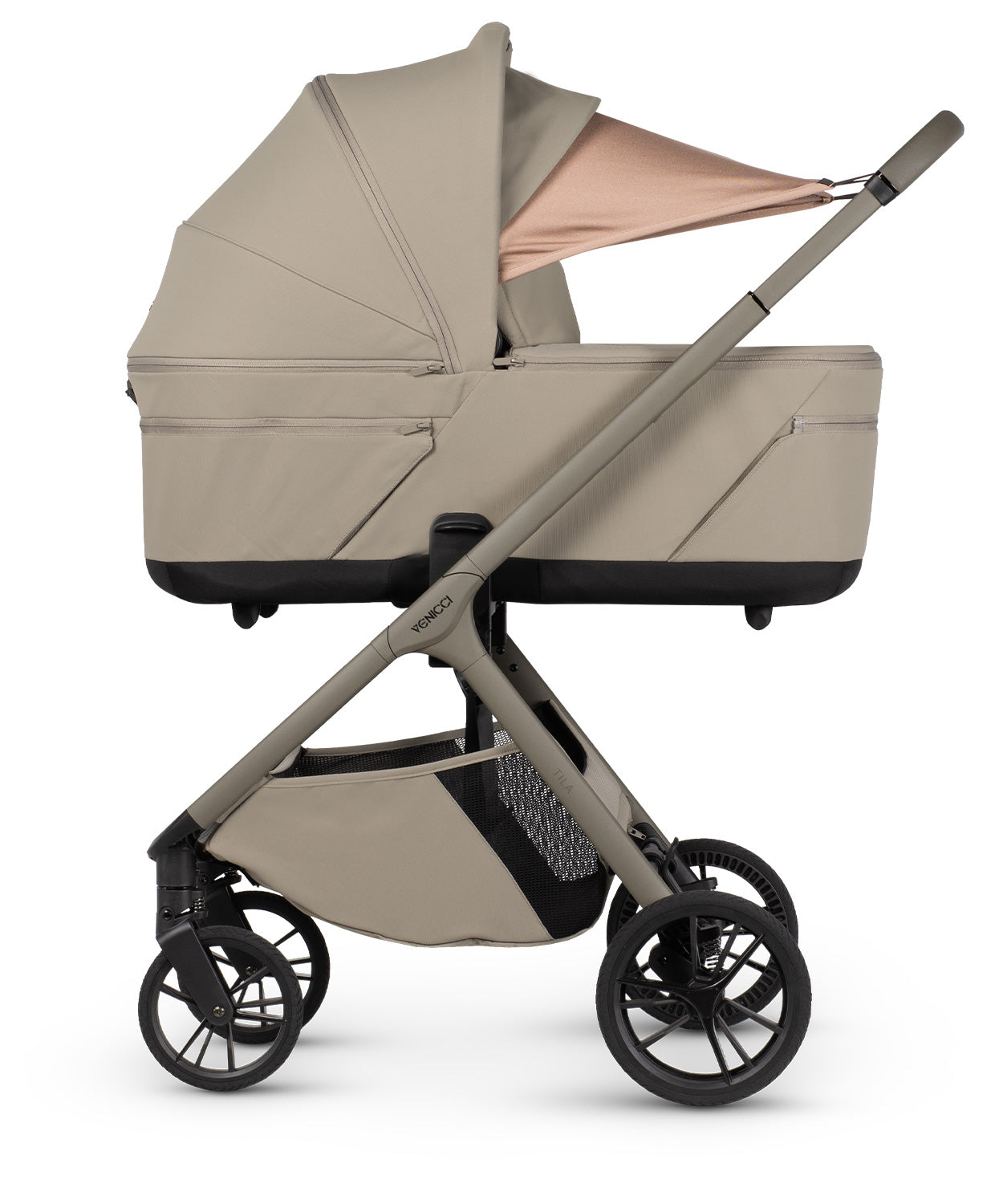 Venicci Tila Pram Comfort  Bundle Latte Biege Tiago *Pre Order End Of May