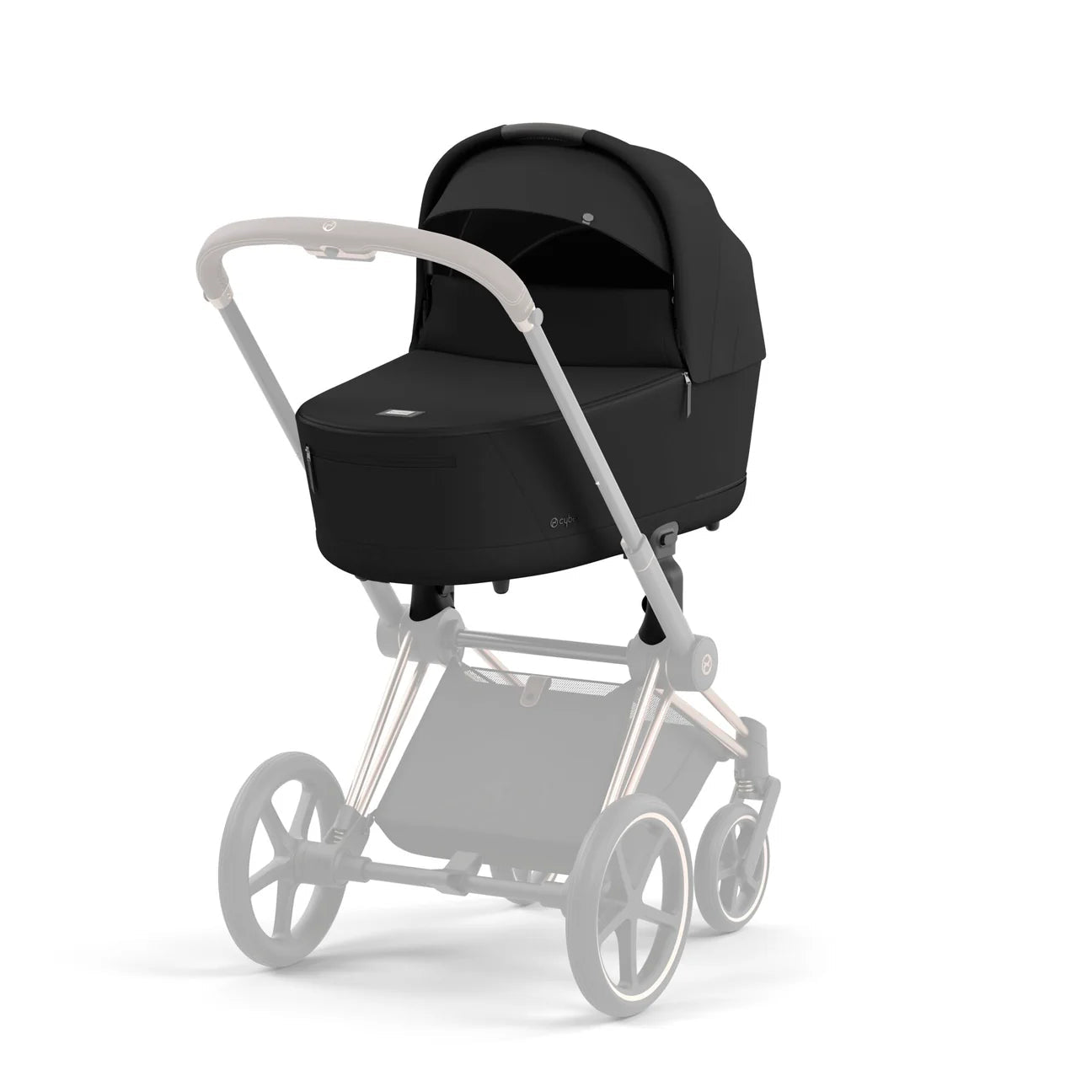 Cybex Priam Travel System Bundle | Sepia Black on Rose Gold