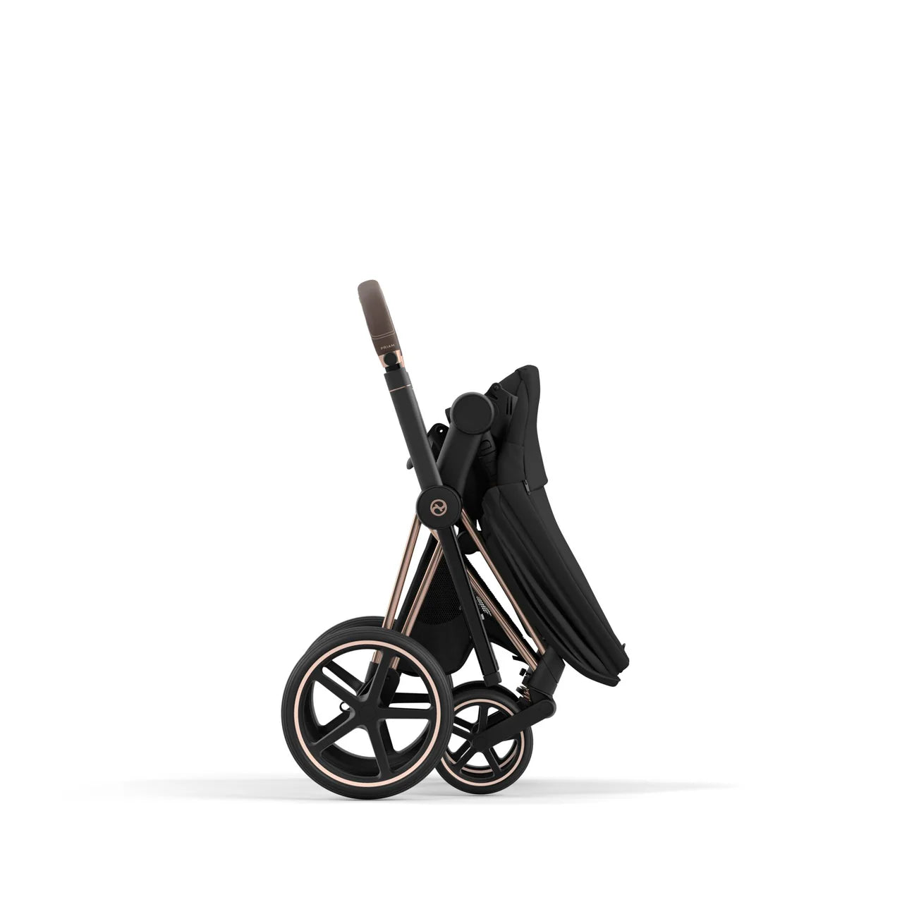 Cybex Priam Travel System Bundle | Sepia Black on Rose Gold