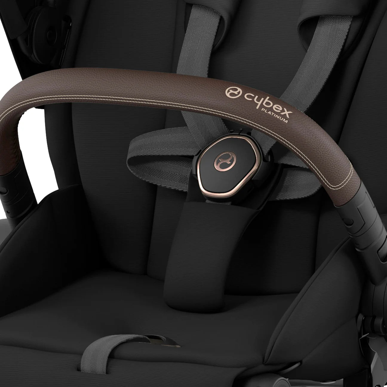 Cybex Priam Travel System Bundle | Sepia Black on Rose Gold