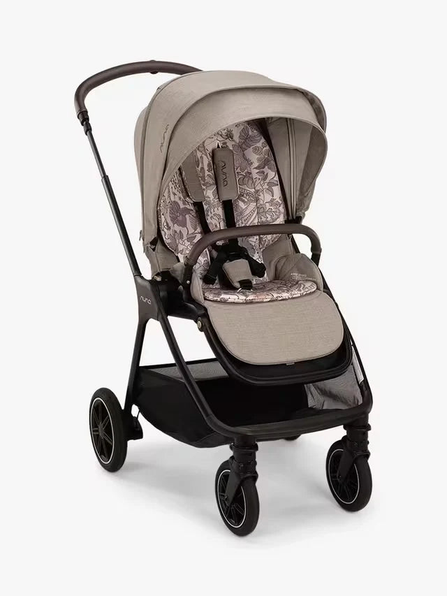 TRIV next Pushchair, LYTL Carrycot and PIPA Urbn Car Seat Travel Bundle Liberty