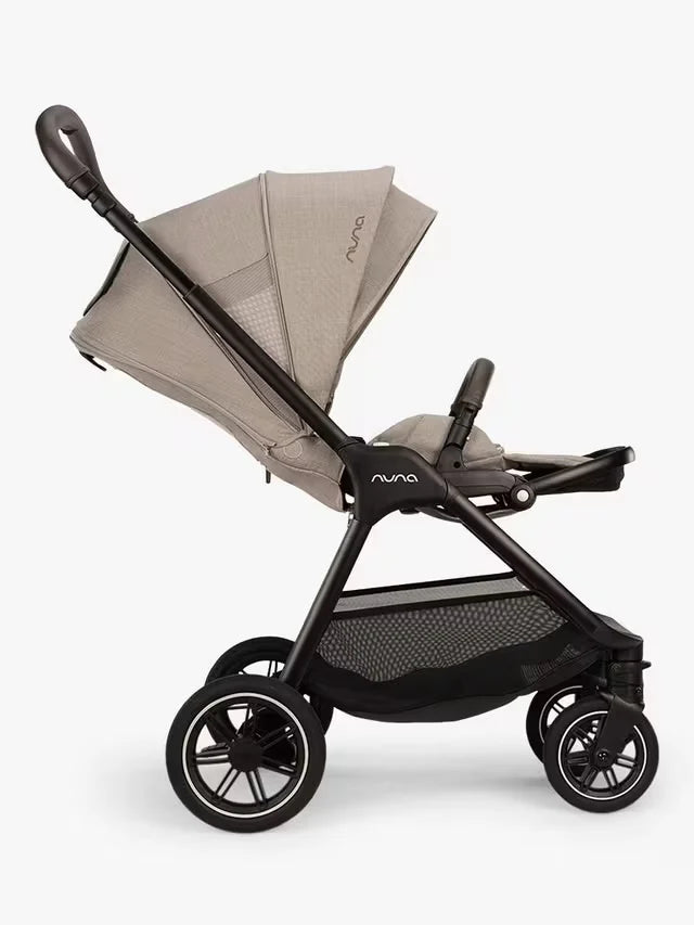TRIV next Pushchair, LYTL Carrycot and PIPA Urbn Car Seat Travel Bundle Liberty
