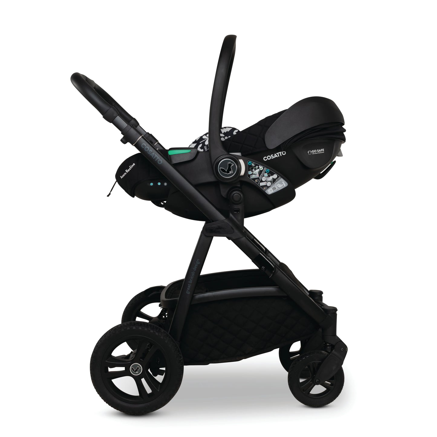 Cosatto Wow 3 All Stage Family Rotate & Recline 2 Base Bundle Silohette