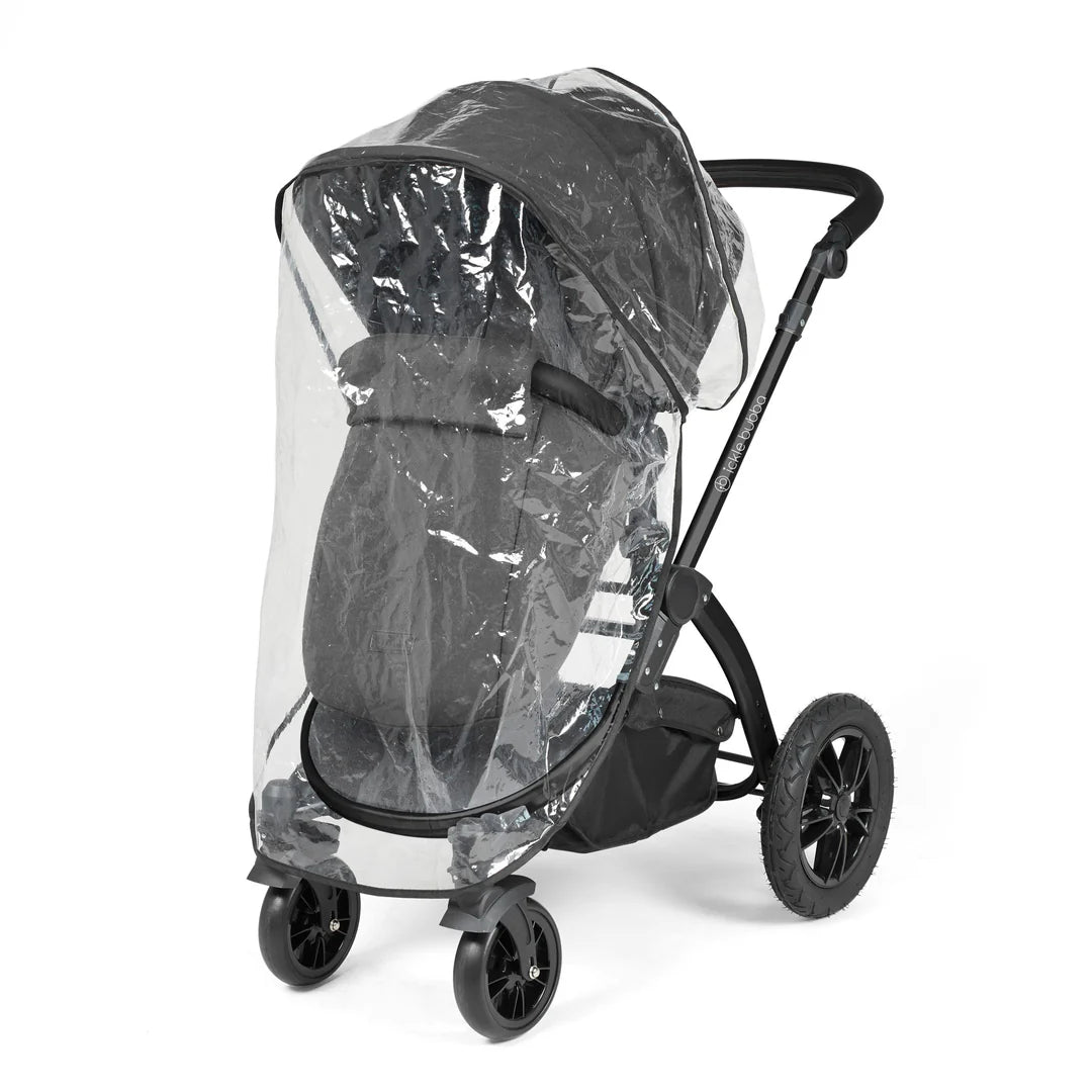 Ickle Bubba Stomp Luxe Travel System & Home 14 Piece Bundle Charcoal Grey /Black Chassis/Black handle