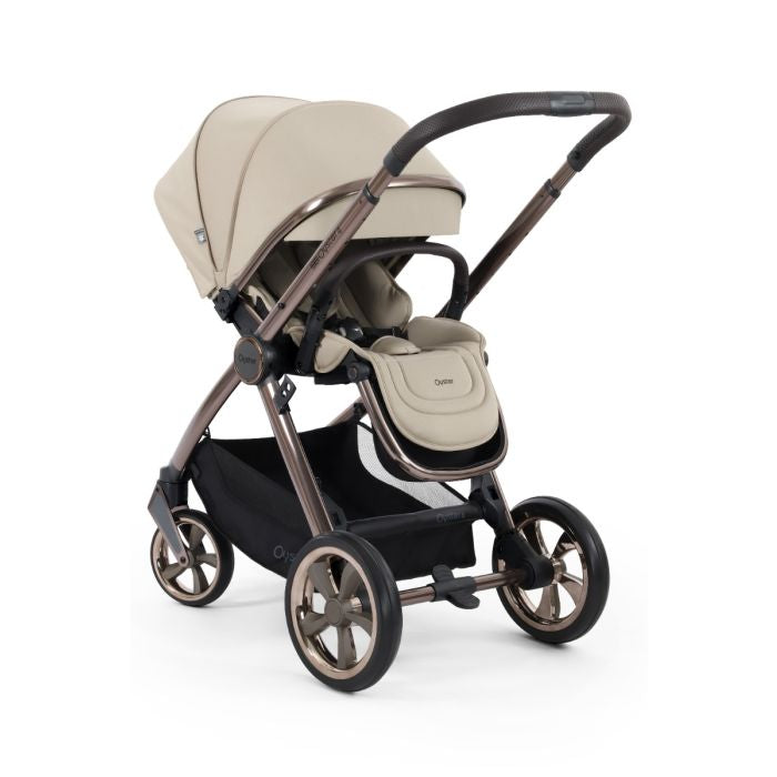 BabyStyle Oyster4 Pushchair Ultimate 12 Piece Bundle with Cybex Cloud T i-Size Car Seat and Base - Buttermilk *Message us to check availability