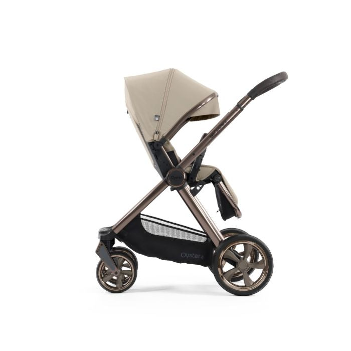 BabyStyle Oyster4 Pushchair Ultimate 12 Piece Bundle with Cybex Cloud T i-Size Car Seat and Base - Buttermilk *Message us to check availability