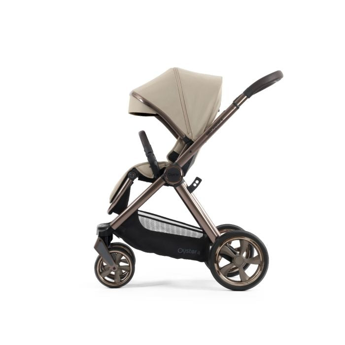 BabyStyle Oyster4 Pushchair Ultimate 12 Piece Bundle with Cybex Cloud T i-Size Car Seat and Base - Buttermilk *Message us to check availability