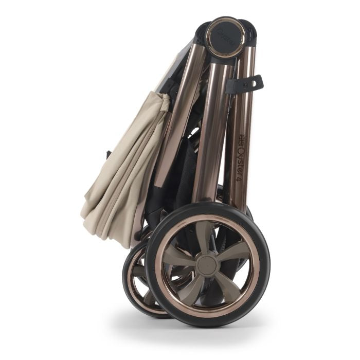 BabyStyle Oyster4 Pushchair Ultimate 12 Piece Bundle with Cybex Cloud T i-Size Car Seat and Base - Buttermilk *Message us to check availability