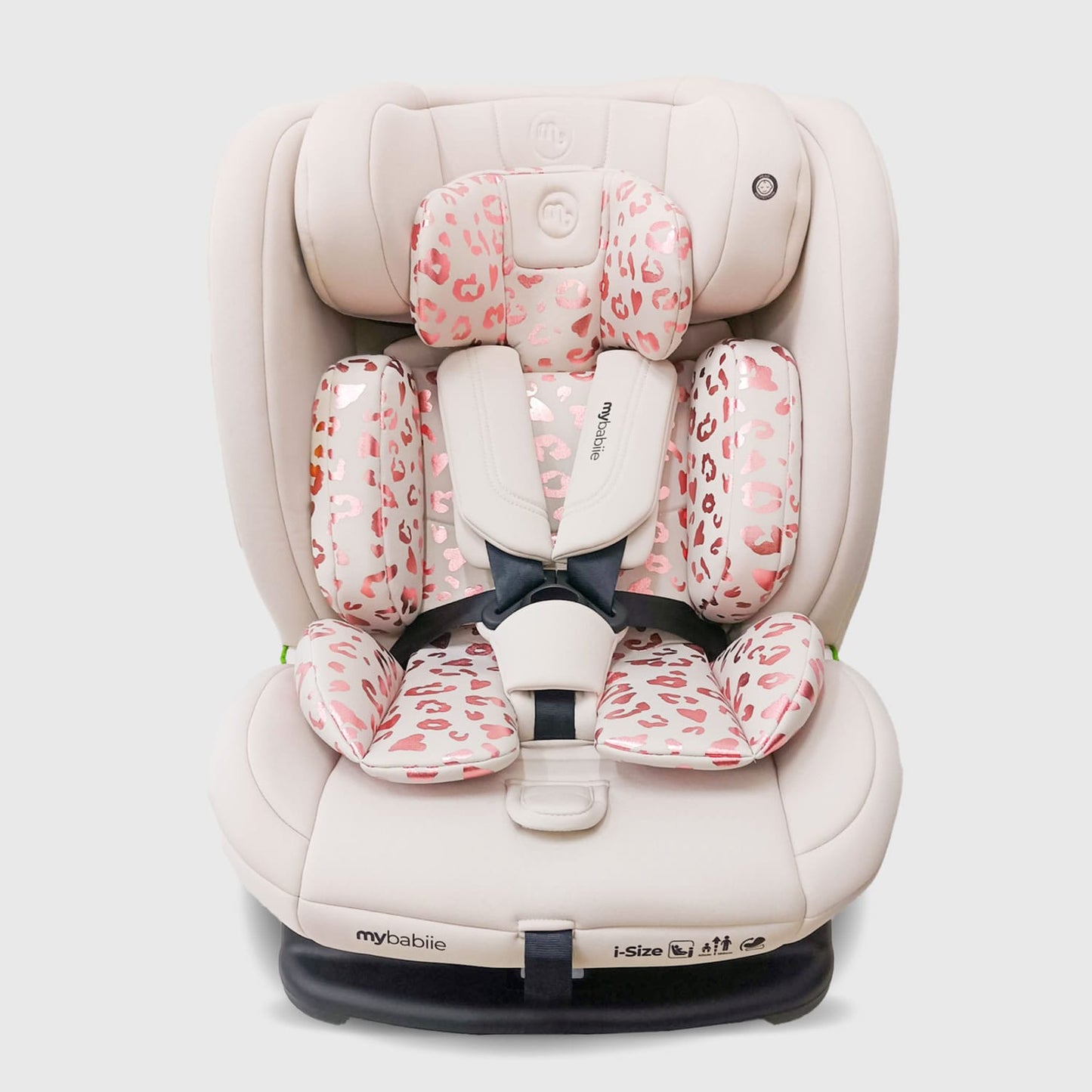 MY BABIIE MBCS100 2-in-1 Convertible R129 Car Seat - Pink Leopard