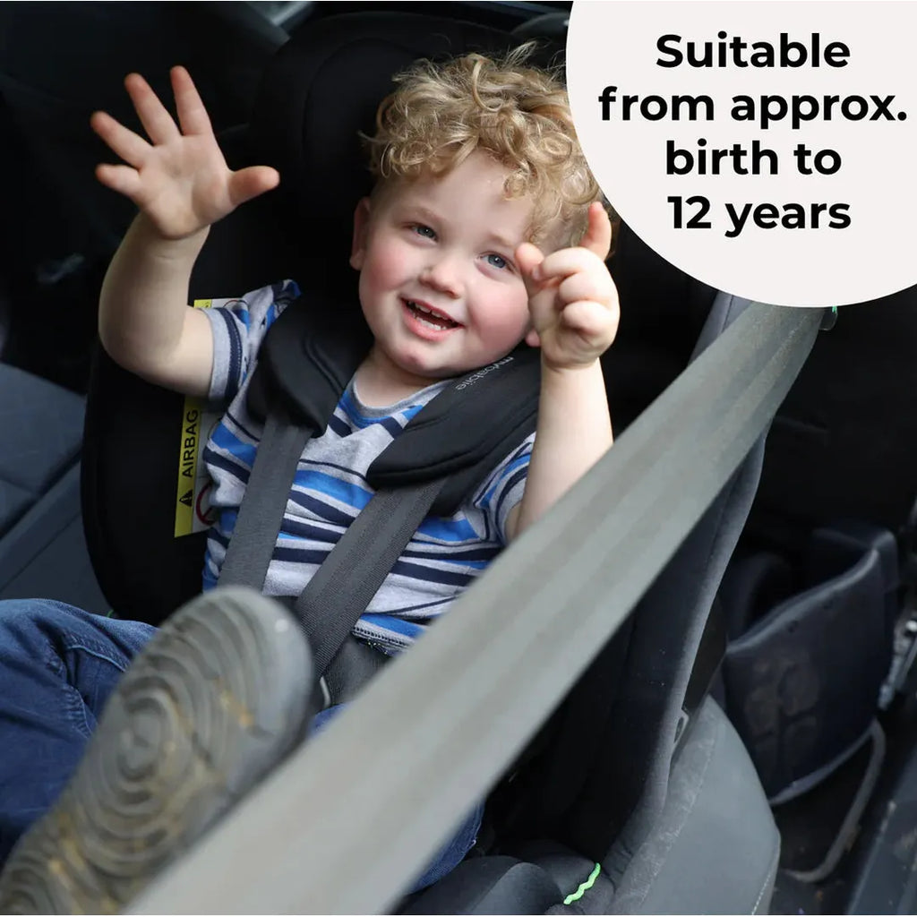 MY BABIIE MBCS100 2-in-1 Convertible R129 Car Seat - Black