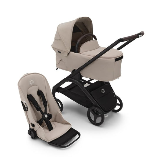 Bugaboo Dragonfly Stroller + Carrycot - Desert Taupe