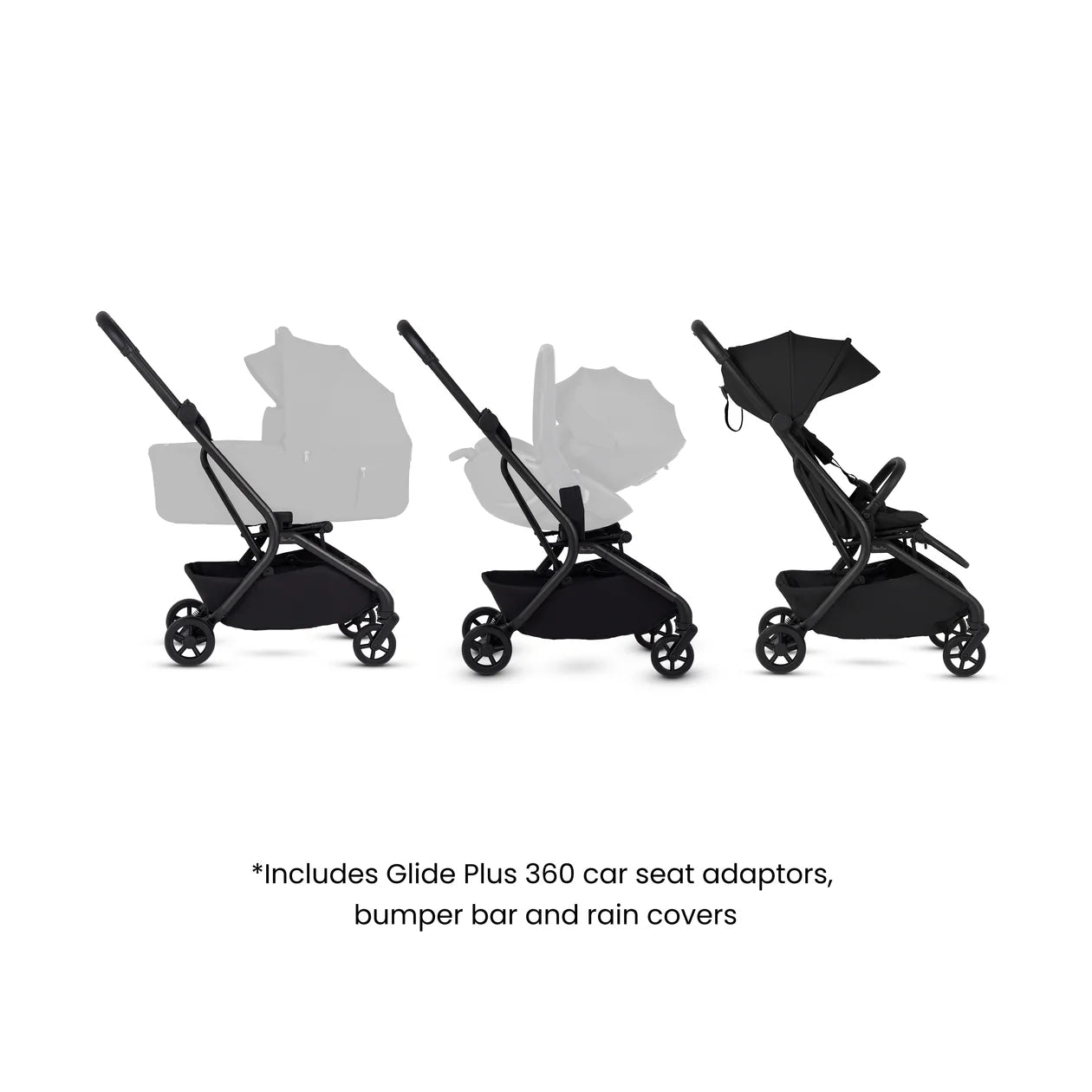 Silver Cross Nia Compact Travel Stroller Onyx *Pre Order Early November Delivery