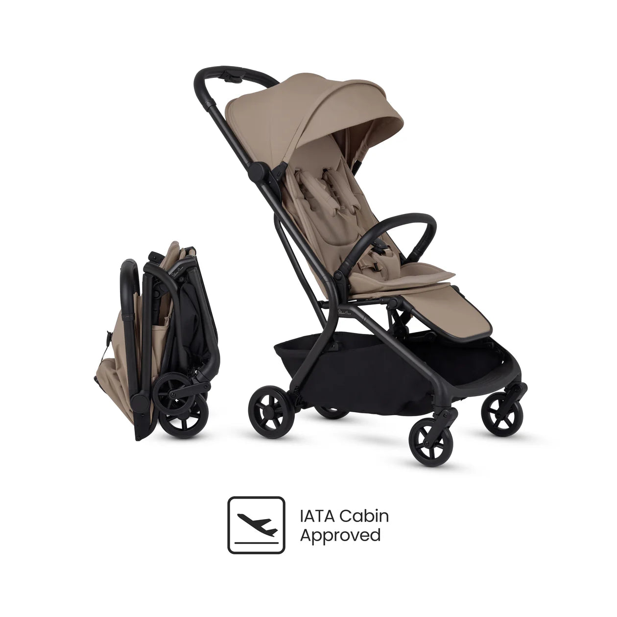 Silver Cross Nia Compact Travel Stroller Champagne *Pre Order Late November Delivery