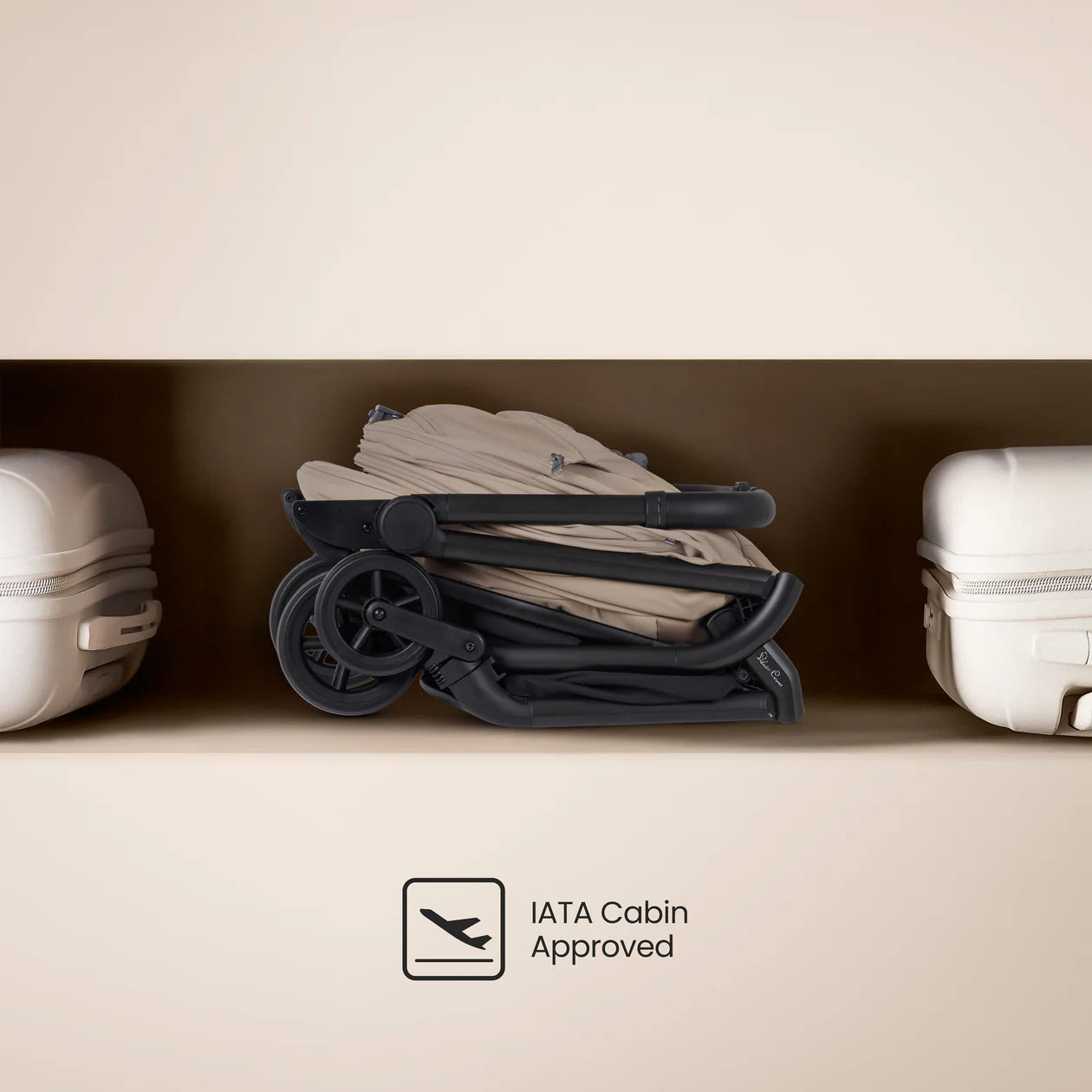 Silver Cross Nia Compact Travel Stroller Champagne *Pre Order Late November Delivery