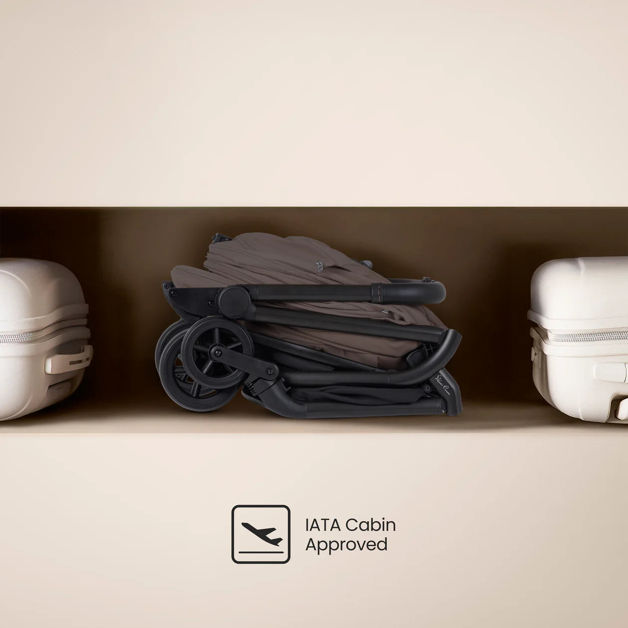 Silver Cross Nia Compact Travel Stroller Chocolate *Pre Order Late November Delivery