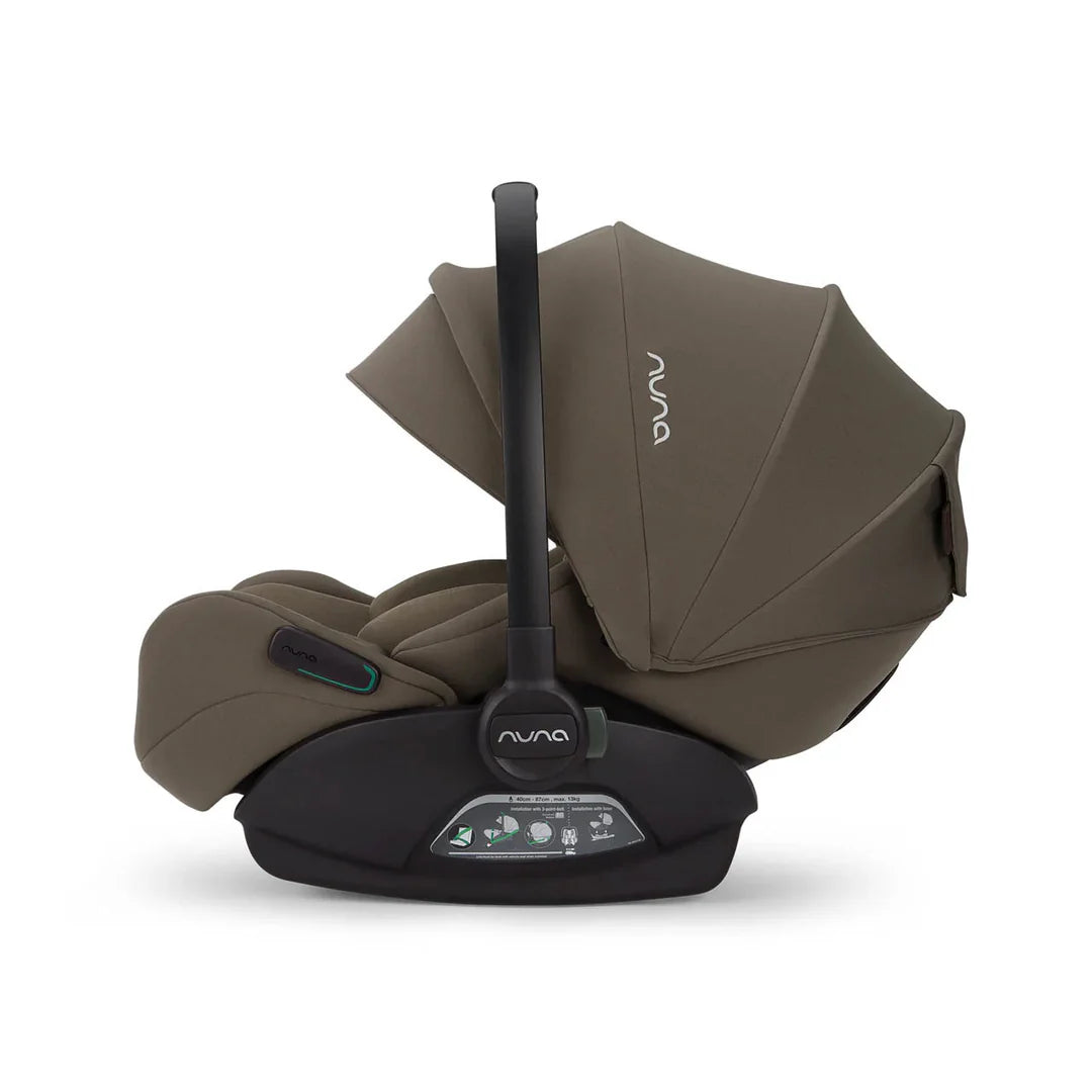 Nuna MIXX Next Pushchair, MIXX Next Carrycot, ARRA Flex Car Seat and BASE Curv Bundle, Pistachio