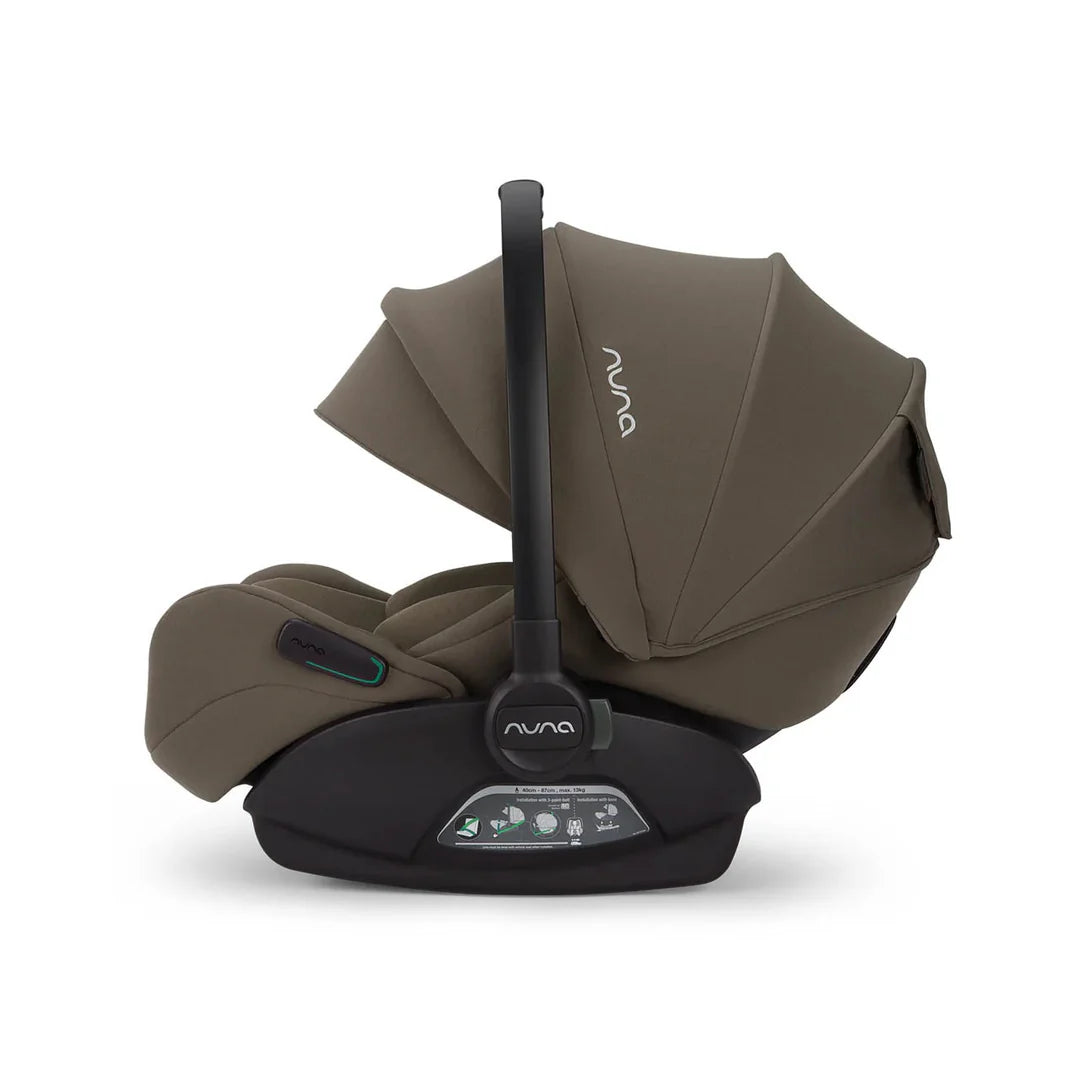 Nuna MIXX Next Pushchair, MIXX Next Carrycot, ARRA Flex Car Seat and BASE Curv Bundle, Pistachio
