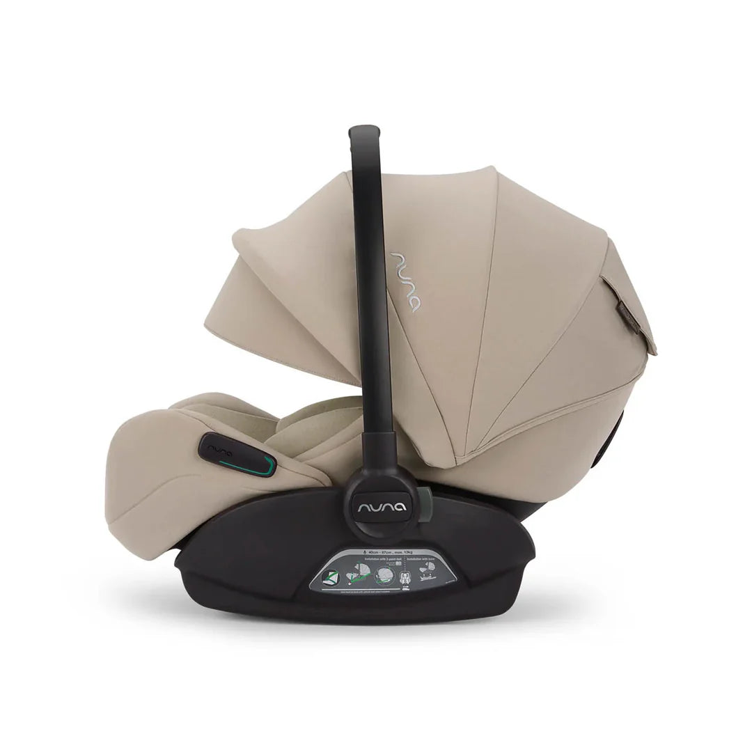 Nuna MIXX Next Pushchair, MIXX Next Carrycot, ARRA Flex Car Seat and BASE Curv Bundle, Chateau