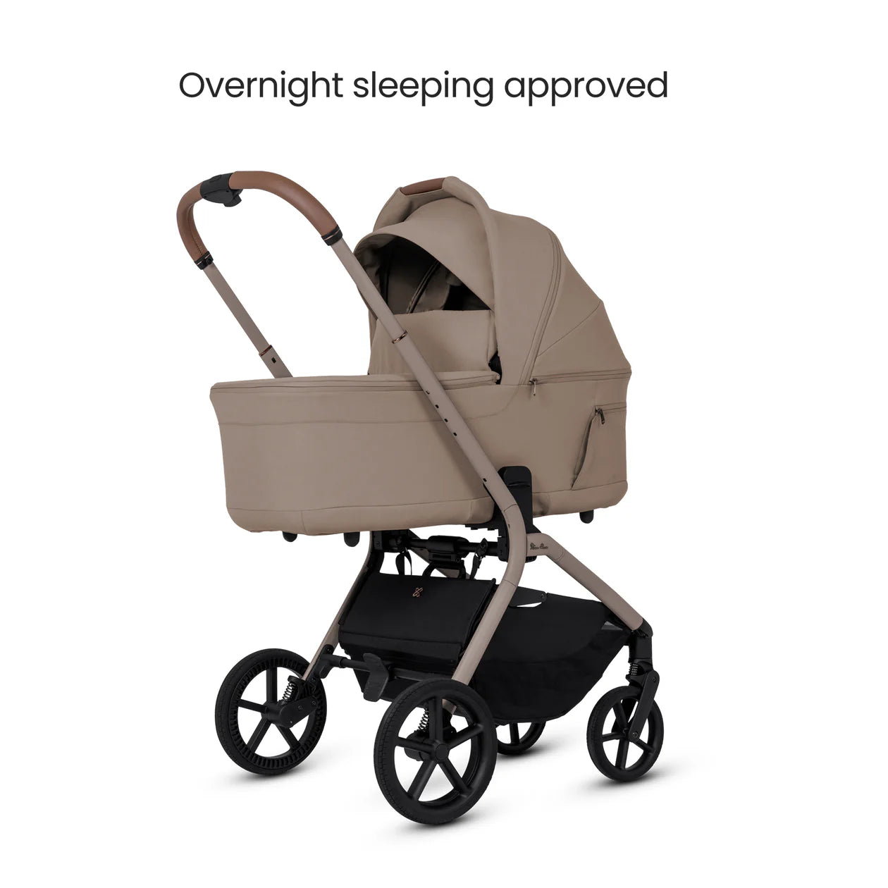 Silver Cross Breez Champagne Travel System Accessory Bundle (10 Piece)