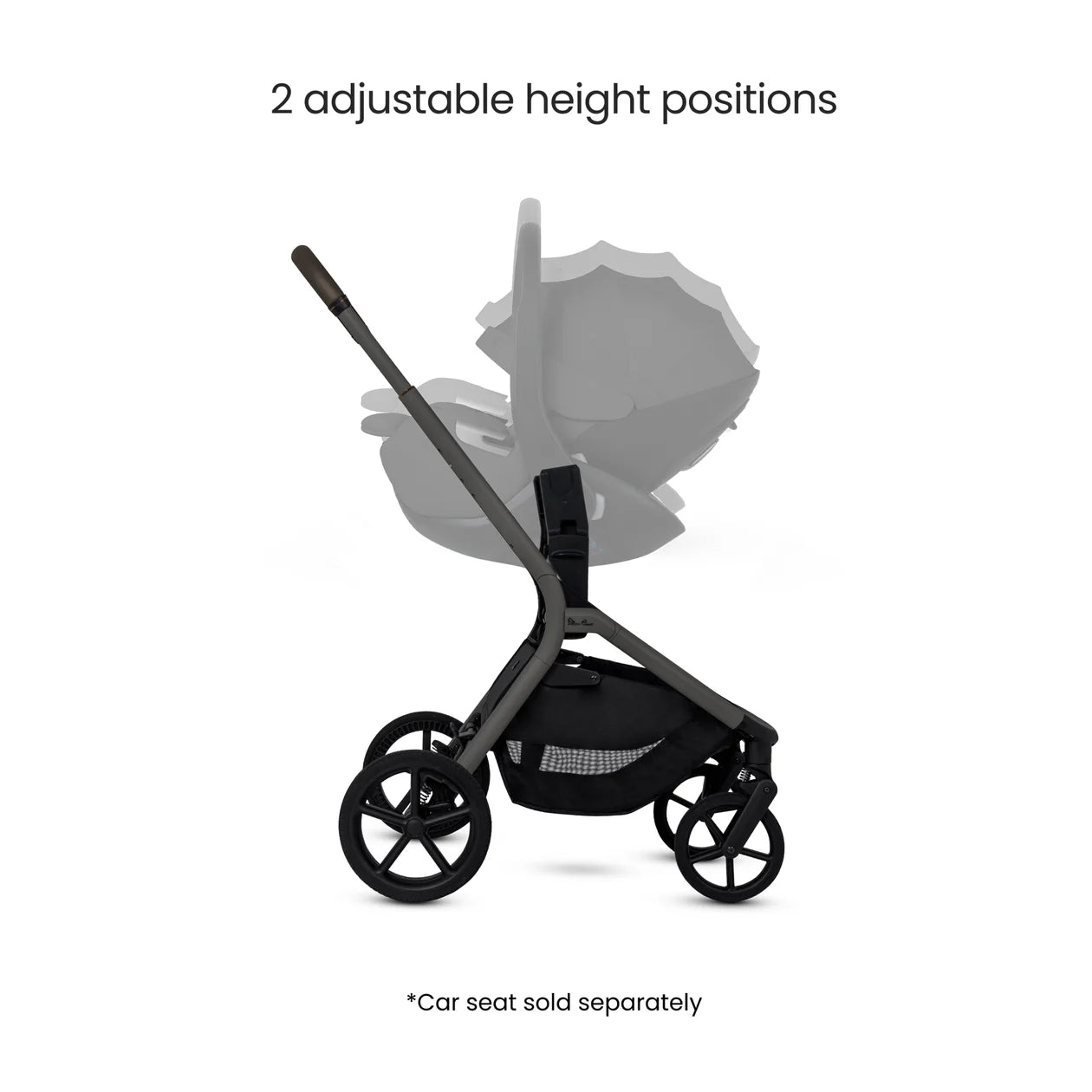 Silver Cross Breez Pewter Travel System Accessory Bundle (10 Piece)