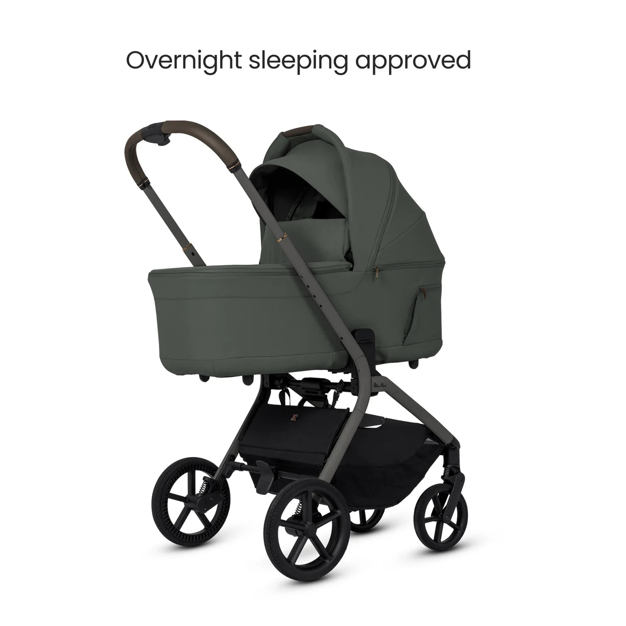 Silver Cross Breez Pewter Travel System Ultimate 360 Infant Carrier Bundle (12 piece)