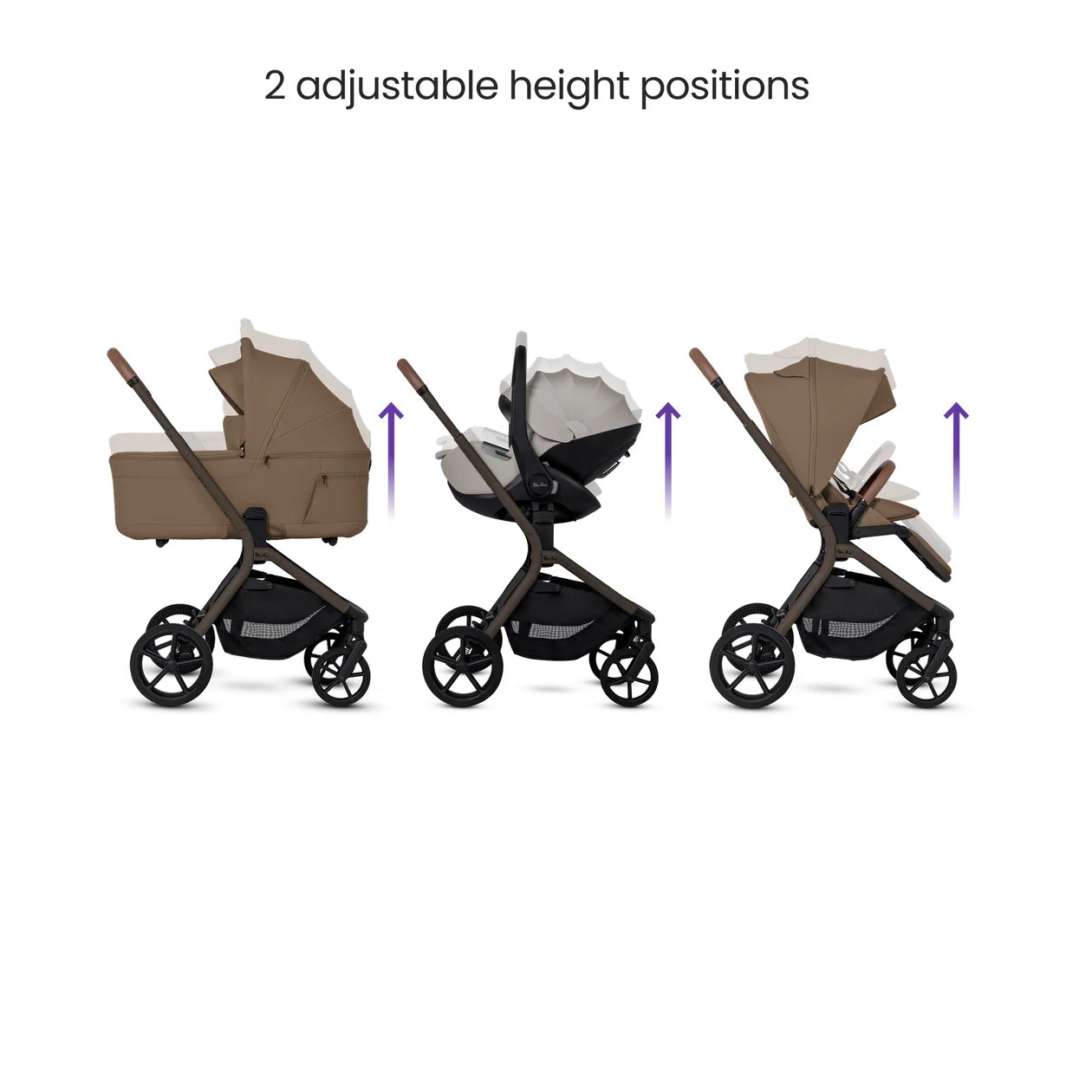 Silver Cross Breez Maple Travel System Ultimate 360 Infant Carrier Bundle (12 piece) Black Car Seat