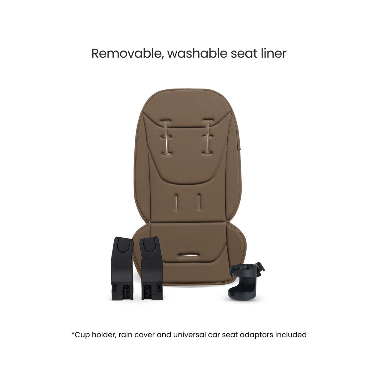 Silver Cross Breez Maple Travel System Ultimate 360 Infant Carrier Bundle (12 piece) Black Car Seat