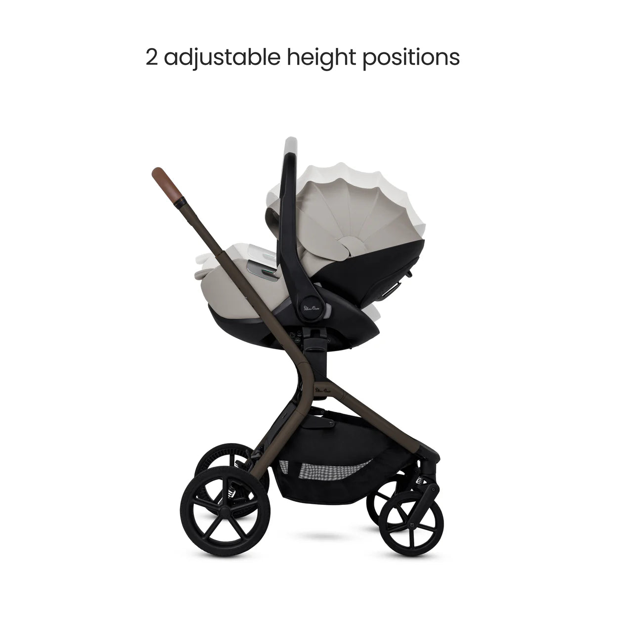 Silver Cross Breez Maple Travel System Ultimate 360 Infant Carrier Bundle (12 piece) Black Car Seat