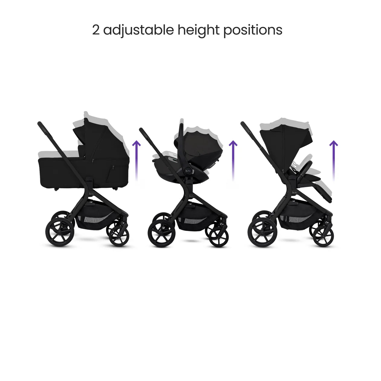 Silver Cross Breez Onyx Travel System Ultimate 360 Infant Carrier Bundle (12 piece)