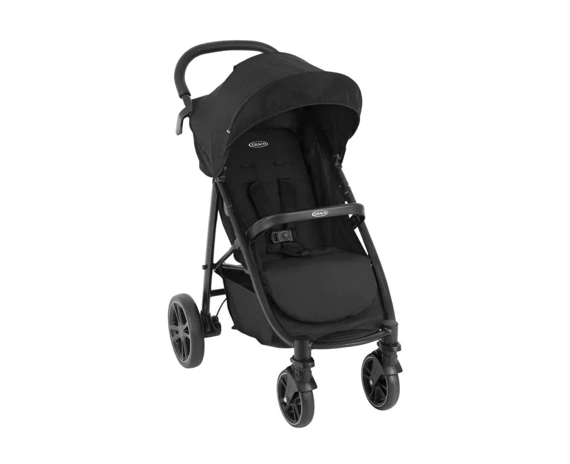 Graco eezefold pushchair bundle with footmuff and Black fur